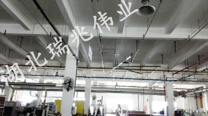 整體降溫、工業大風扇、超大覆蓋面積、節約成本