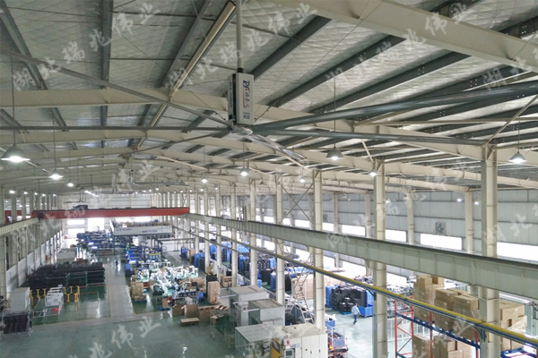 瑞泰風大型工業風扇為廠房車間通風換氣 助力企業復工復產