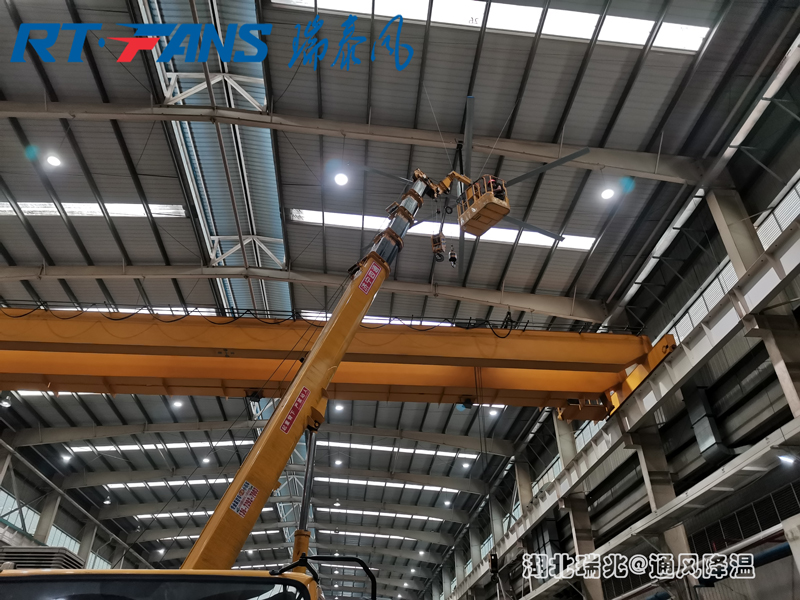 廠房車間降溫安裝工業大吊扇有哪些需要注意的？