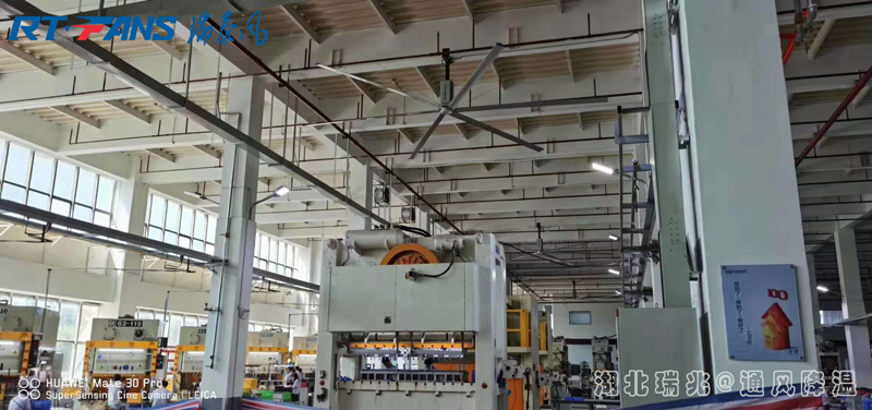 夏日炎炎，你的企業需要安裝一款工業大風扇幫你迅速解決高大車間的通風降溫難題！