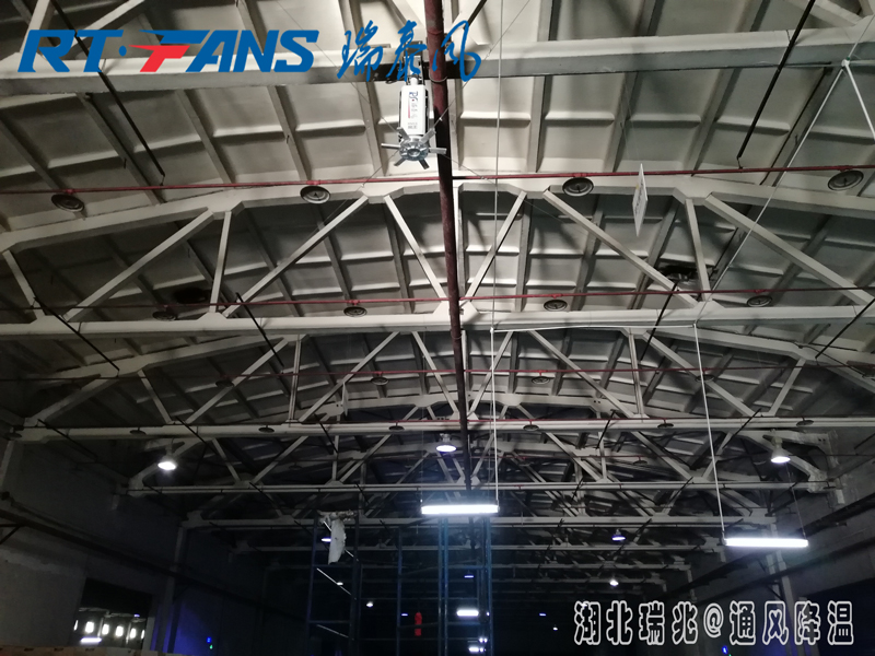 車間降溫使用瑞泰風工業大風扇涼爽舒適！