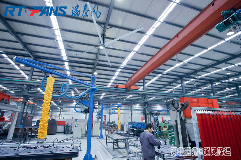 廠房車間用工業大風扇提高環境舒適度